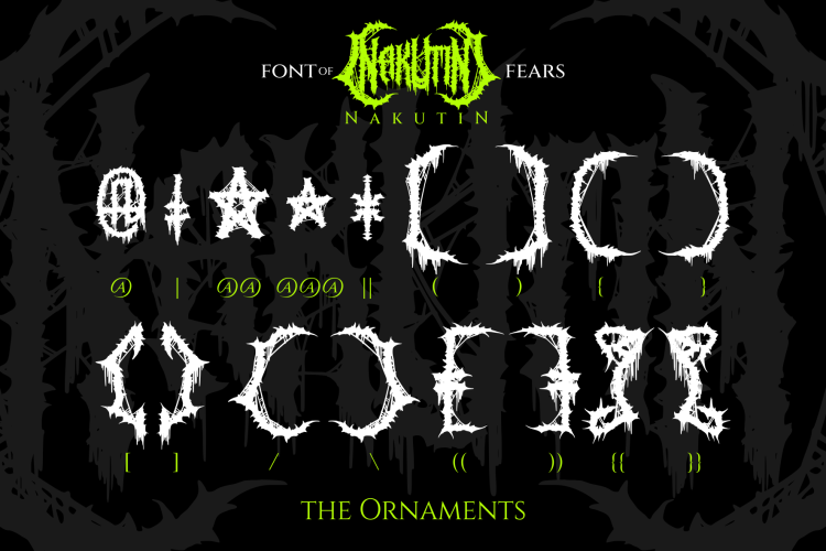 NAKUTIN - BLACK METAL FONT - Image 5