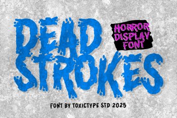 Deadstrokes – Horror Brush Font