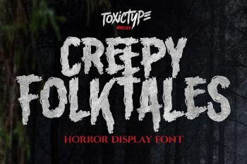 Creepy Folktales – Horror Display Font